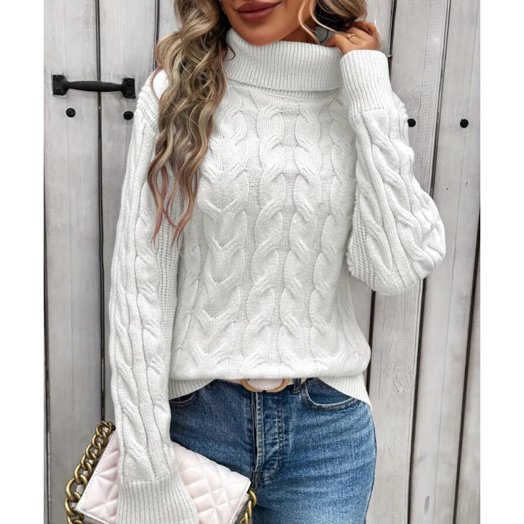 Ziva™ Elegant turtleneck jumper