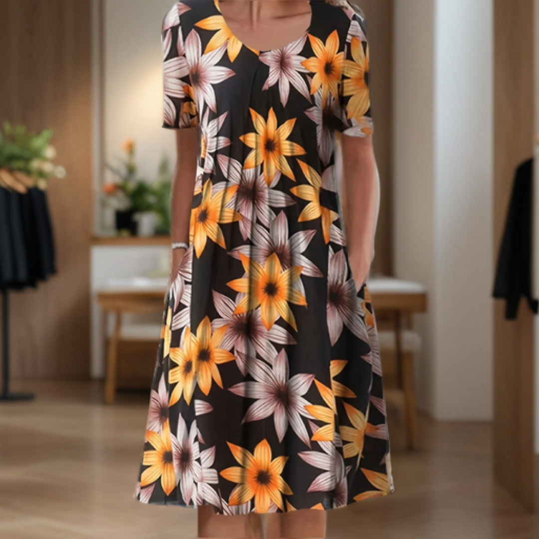 Alina™ Spring Summer Floral Dress