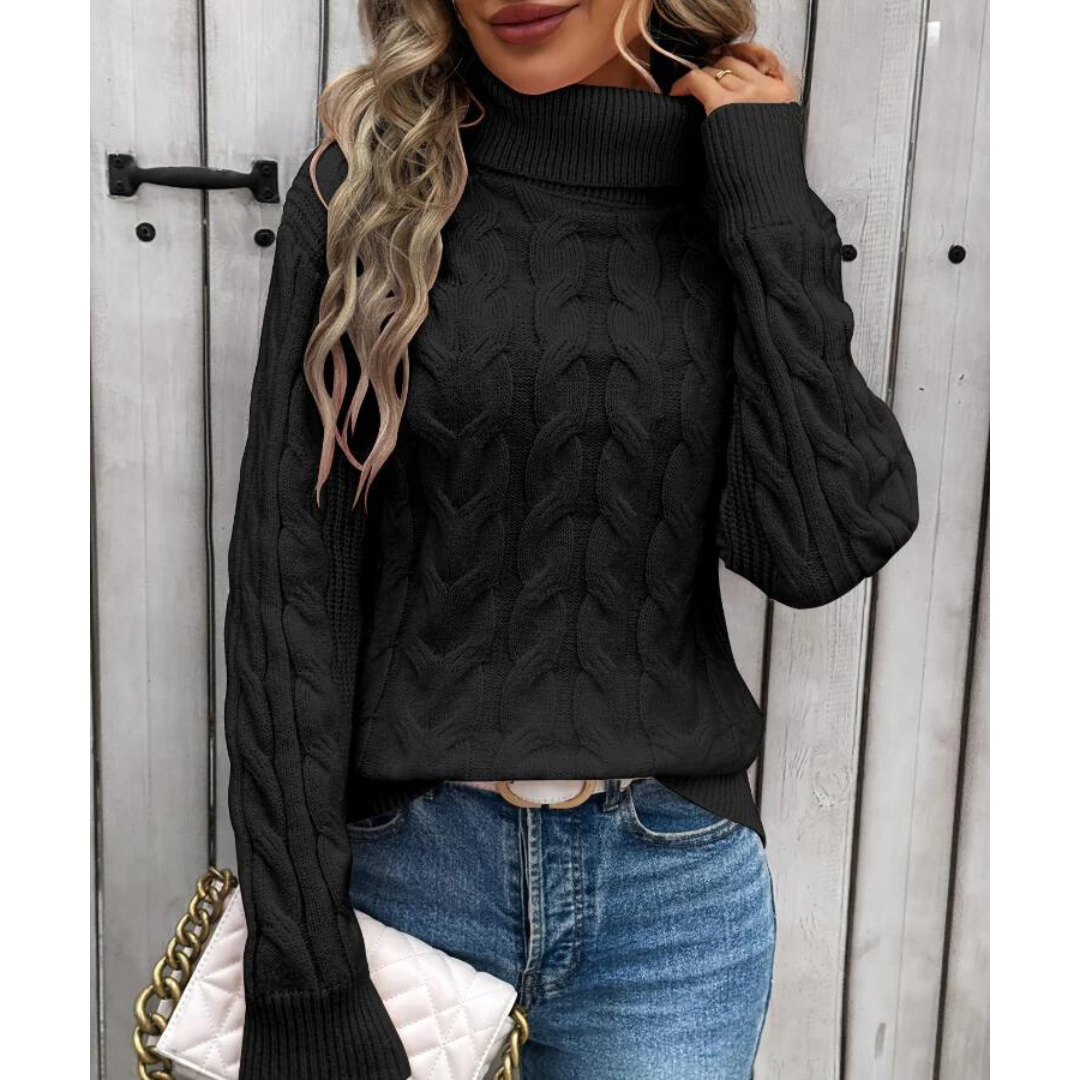 Ziva™ Elegant turtleneck jumper