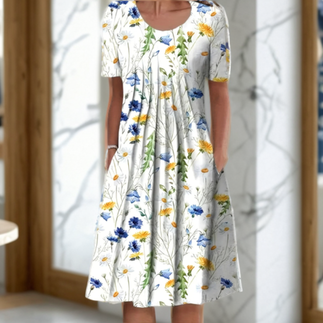 Alina™ Spring Summer Floral Dress