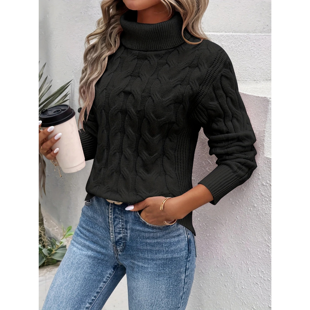 Ziva™ Elegant turtleneck jumper