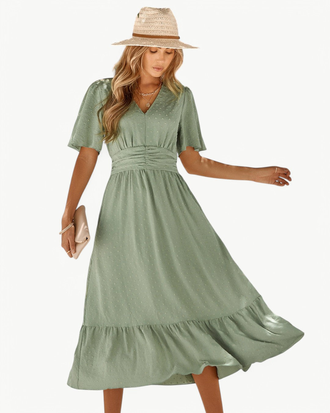 Zola™ Elegant Summer Solid Color Dress