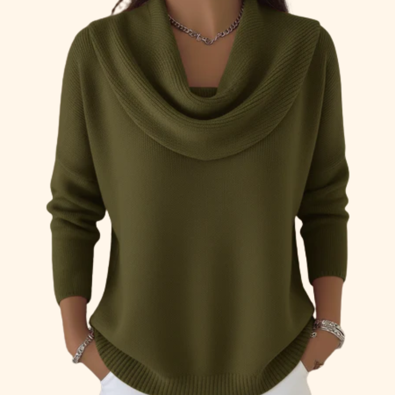 Amoria™ Elegant Cowl Jumper