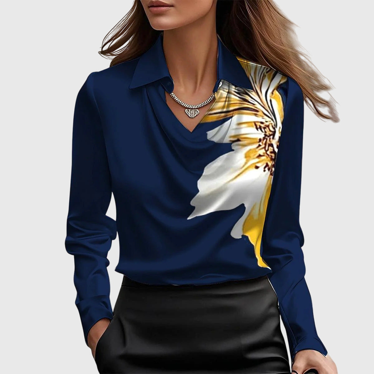 Veylan™ Luxe Silk Blouse