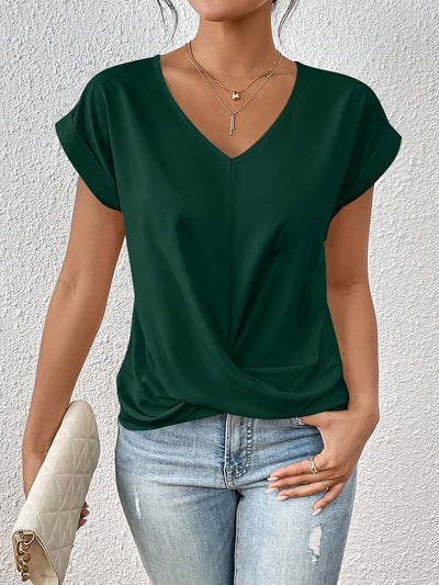 Capri™ V Neck Short Sleeve Shirt