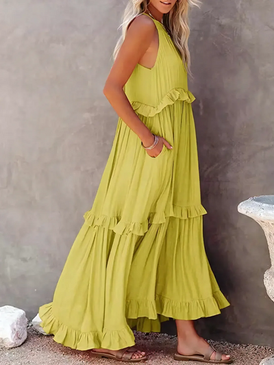 Mabel™ Ruffle Breeze Maxi Dress
