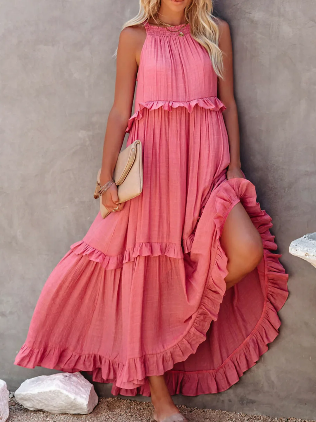 Mabel™ Ruffle Breeze Maxi Dress