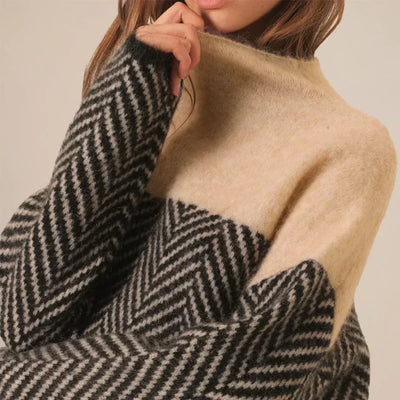 Yara™ Turtleneck jumper with style
