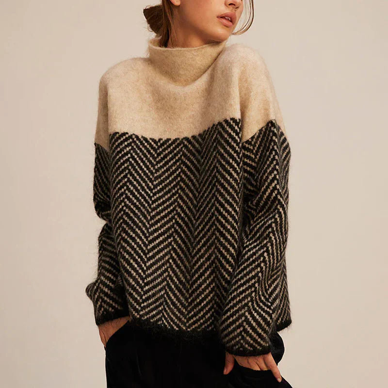 Yara™ Turtleneck jumper with style