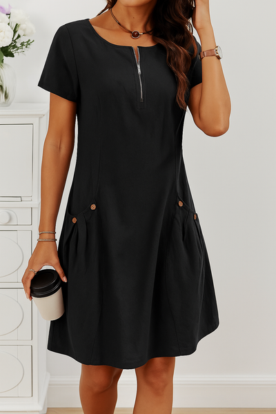 Sia™ Comfort Zip Dress