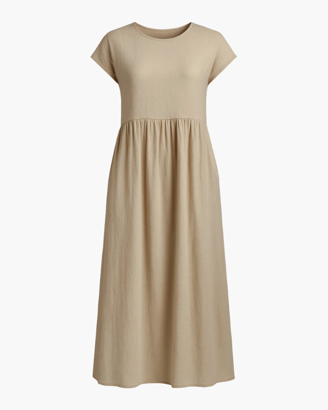 Novari™ Soft Drape Midi Dress