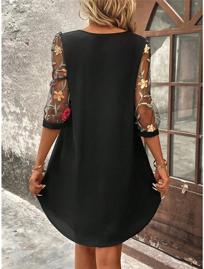 Georgia™ Mid Sleeve Printed Dress