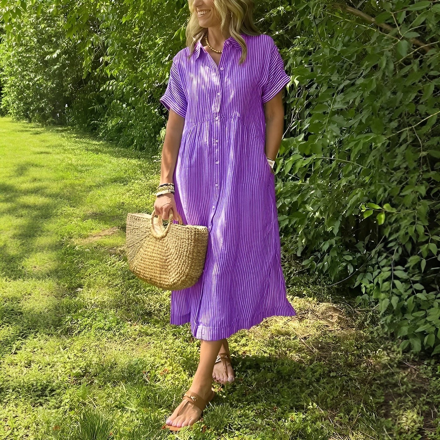 Elowis™ Breeze Shirt Dress