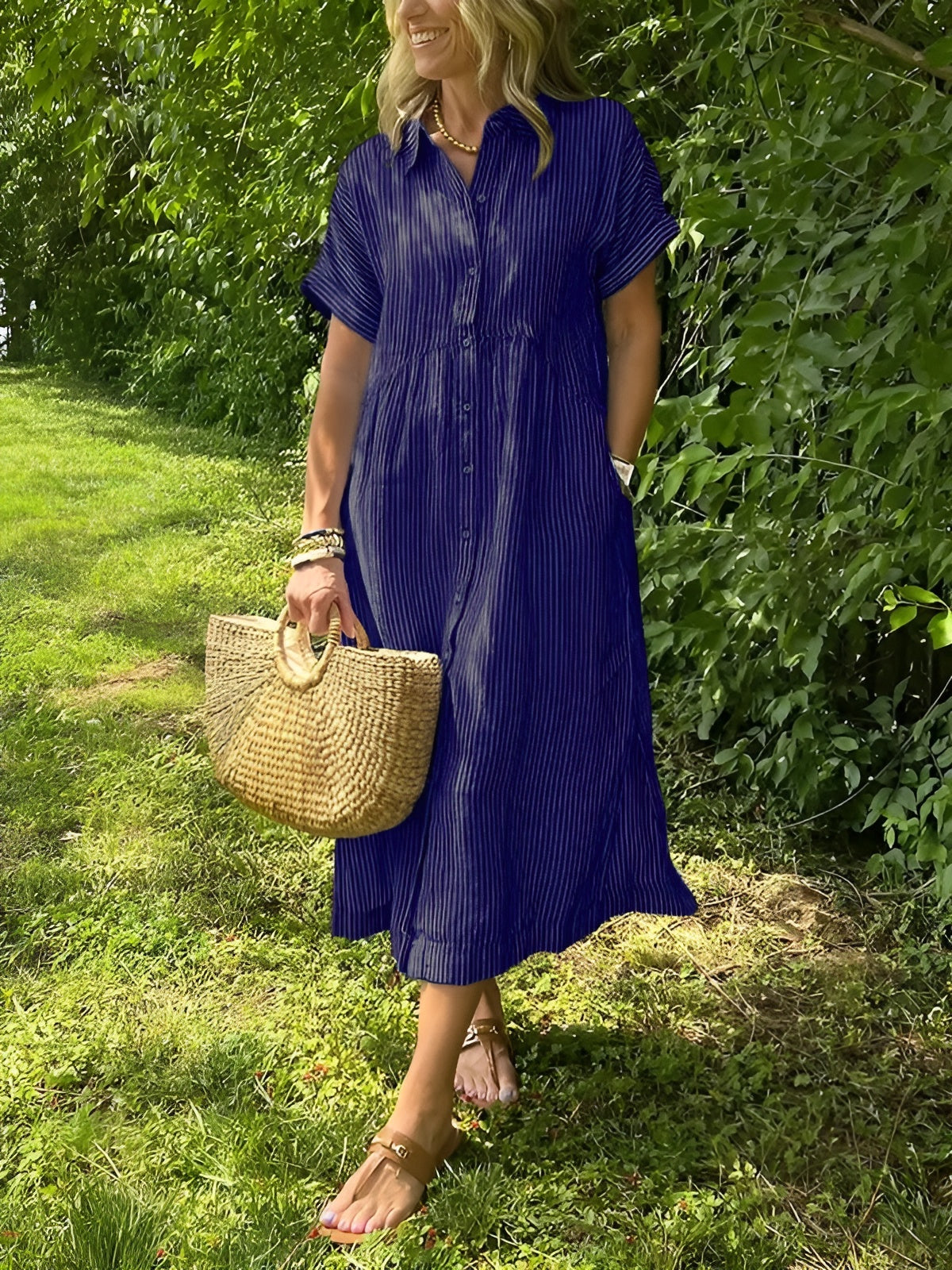 Elowis™ Breeze Shirt Dress