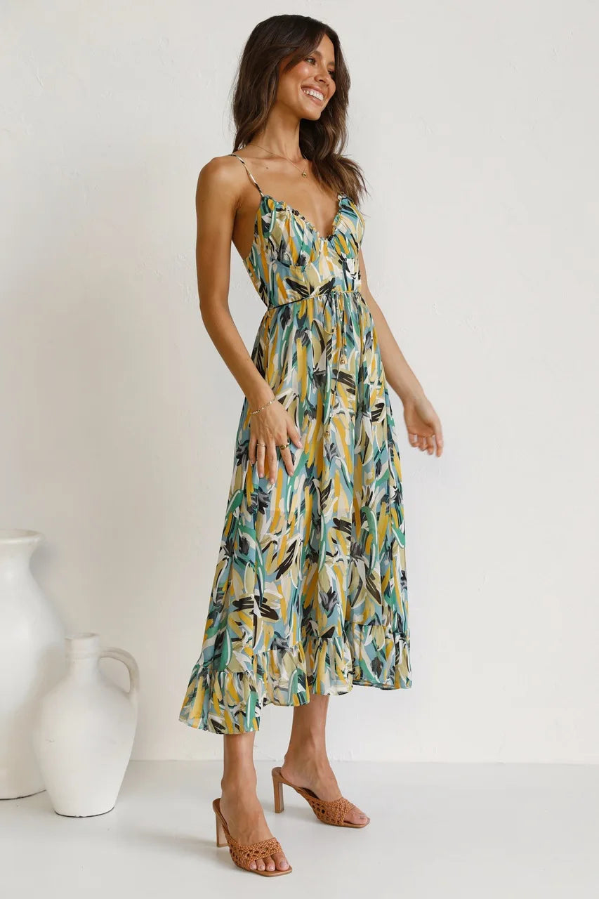Fallon™ Bohemian Print Summer Dress