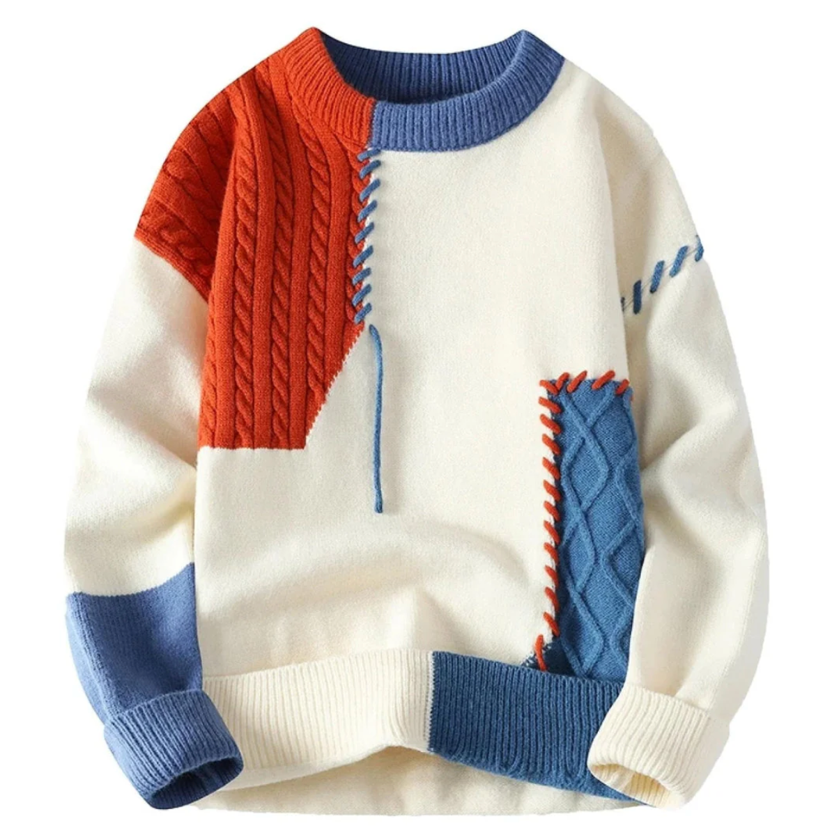 Eva™ Modern Patch Sweater