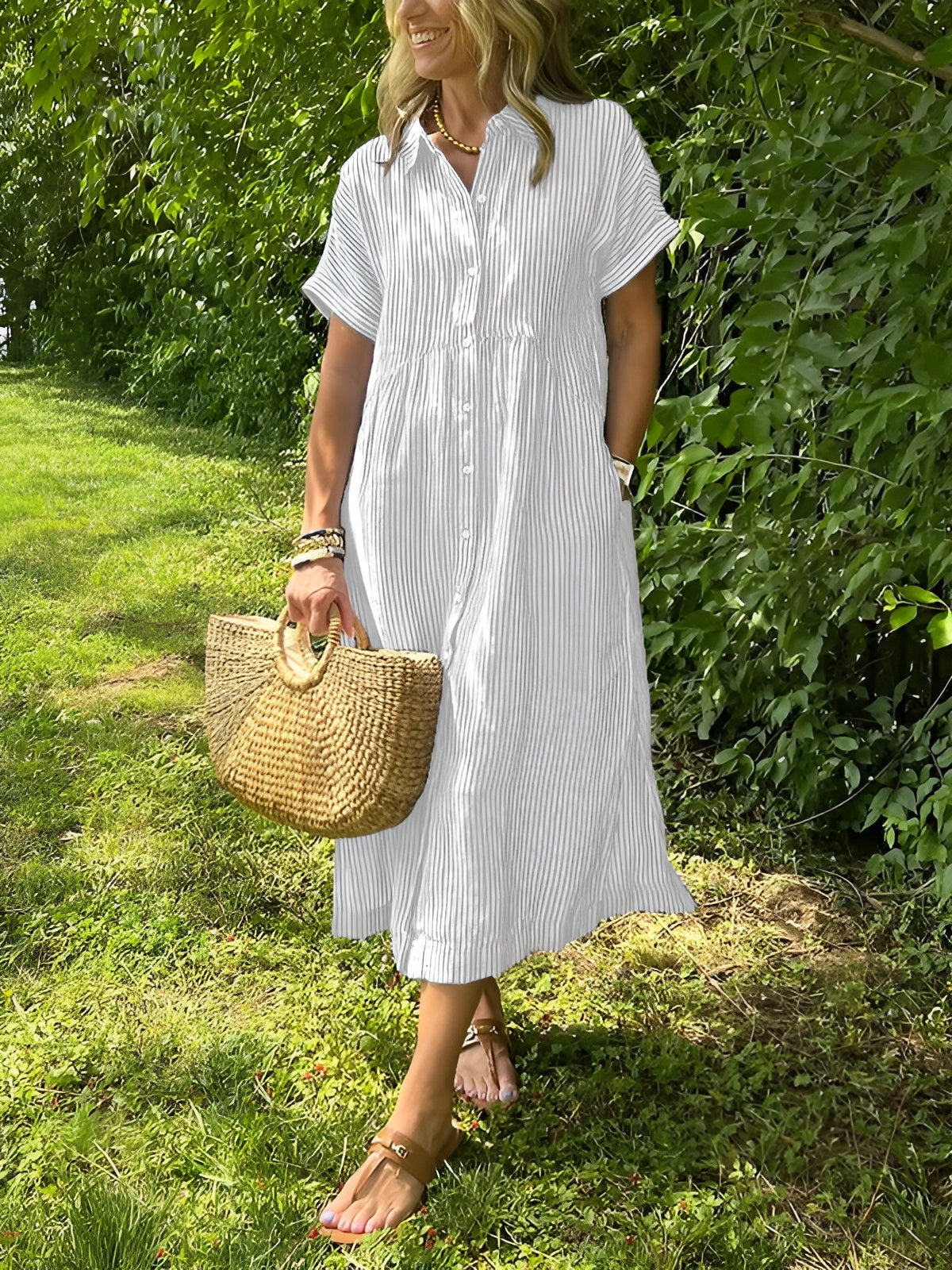 Elowis™ Breeze Shirt Dress