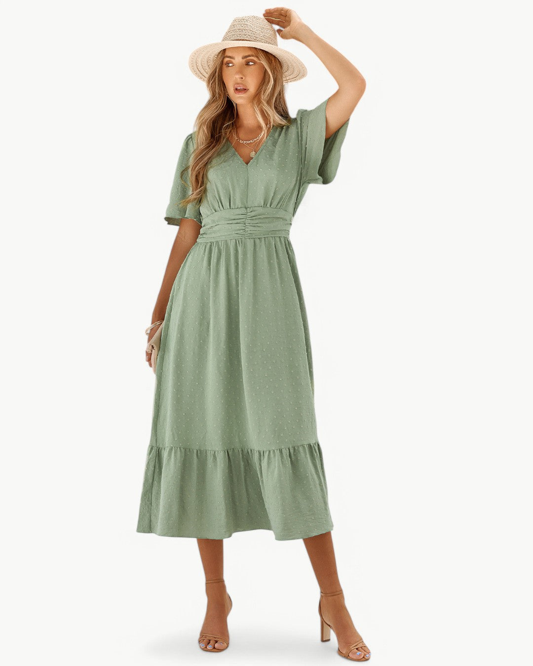 Zola™ Elegant Summer Solid Color Dress