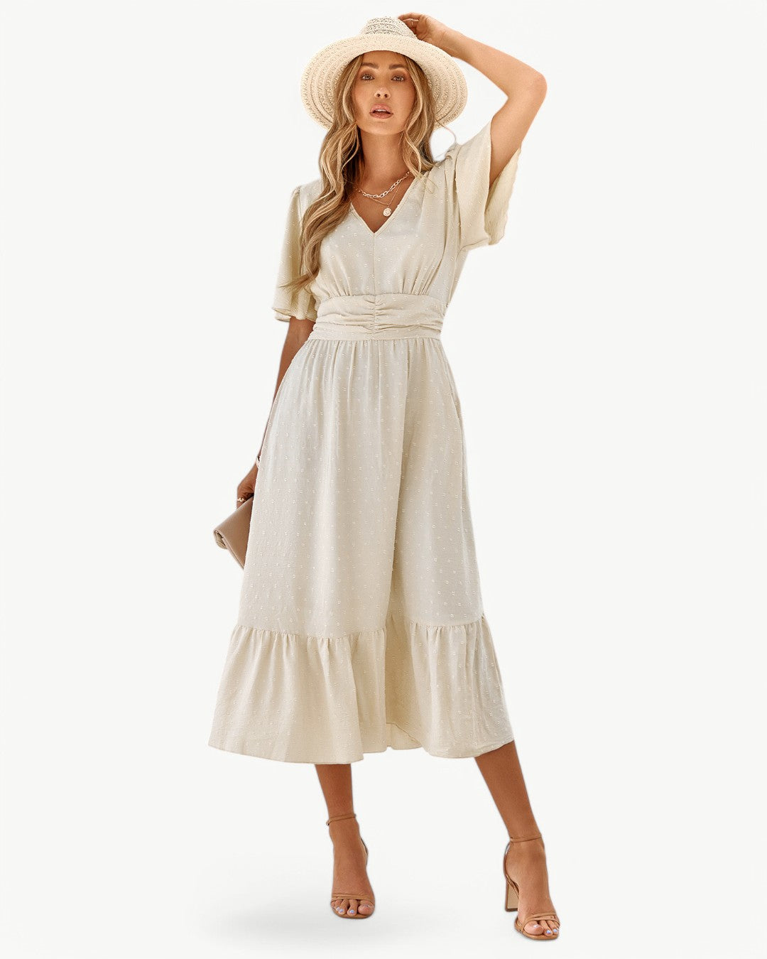 Zola™ Elegant Summer Solid Color Dress