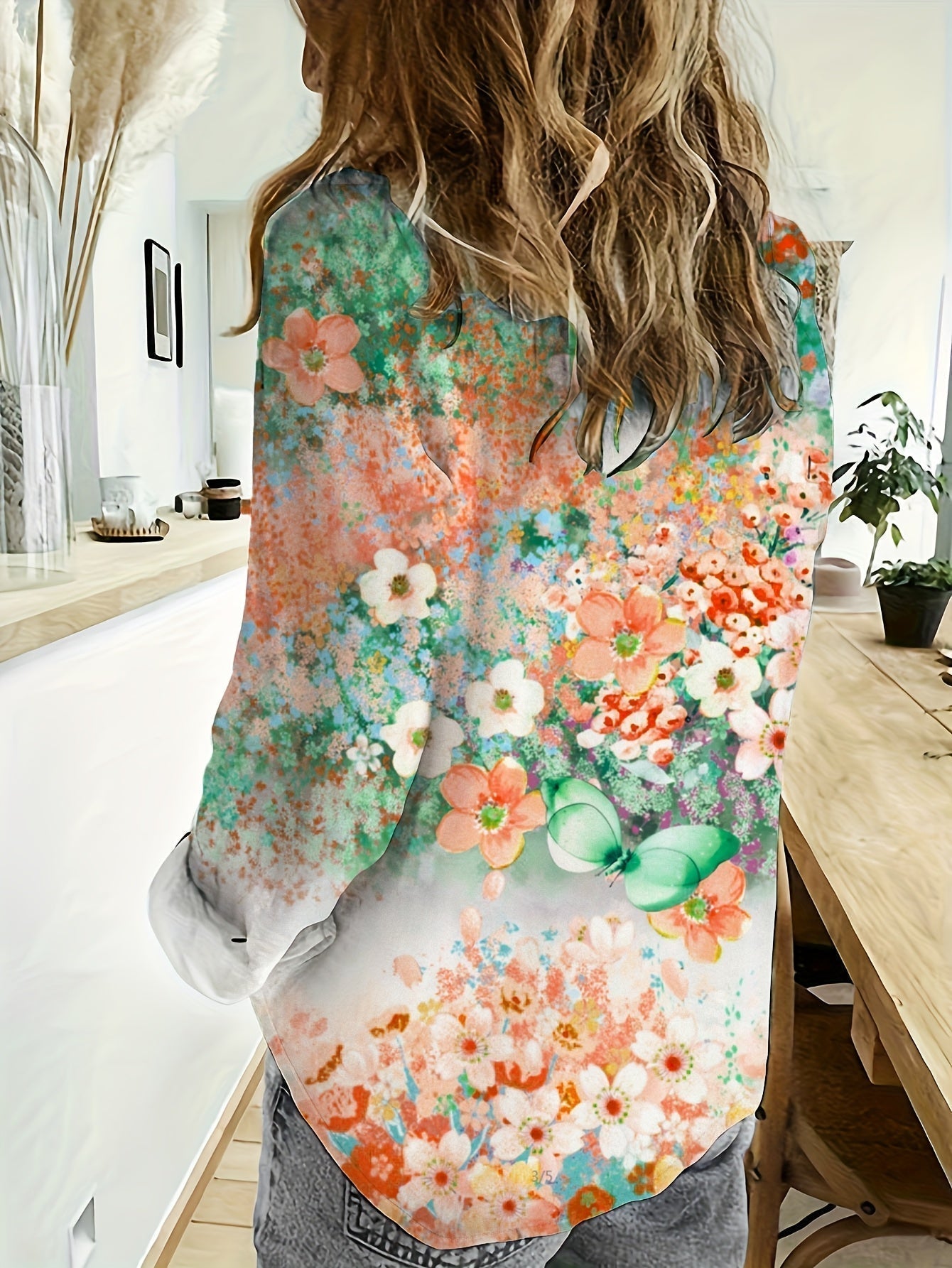 Callista™ Floral Watercolor Blouse