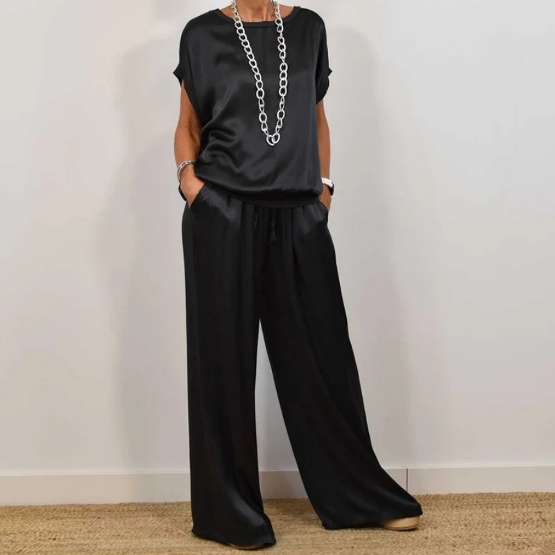 Oceane™ Elegant Loose Shirt Pants Set