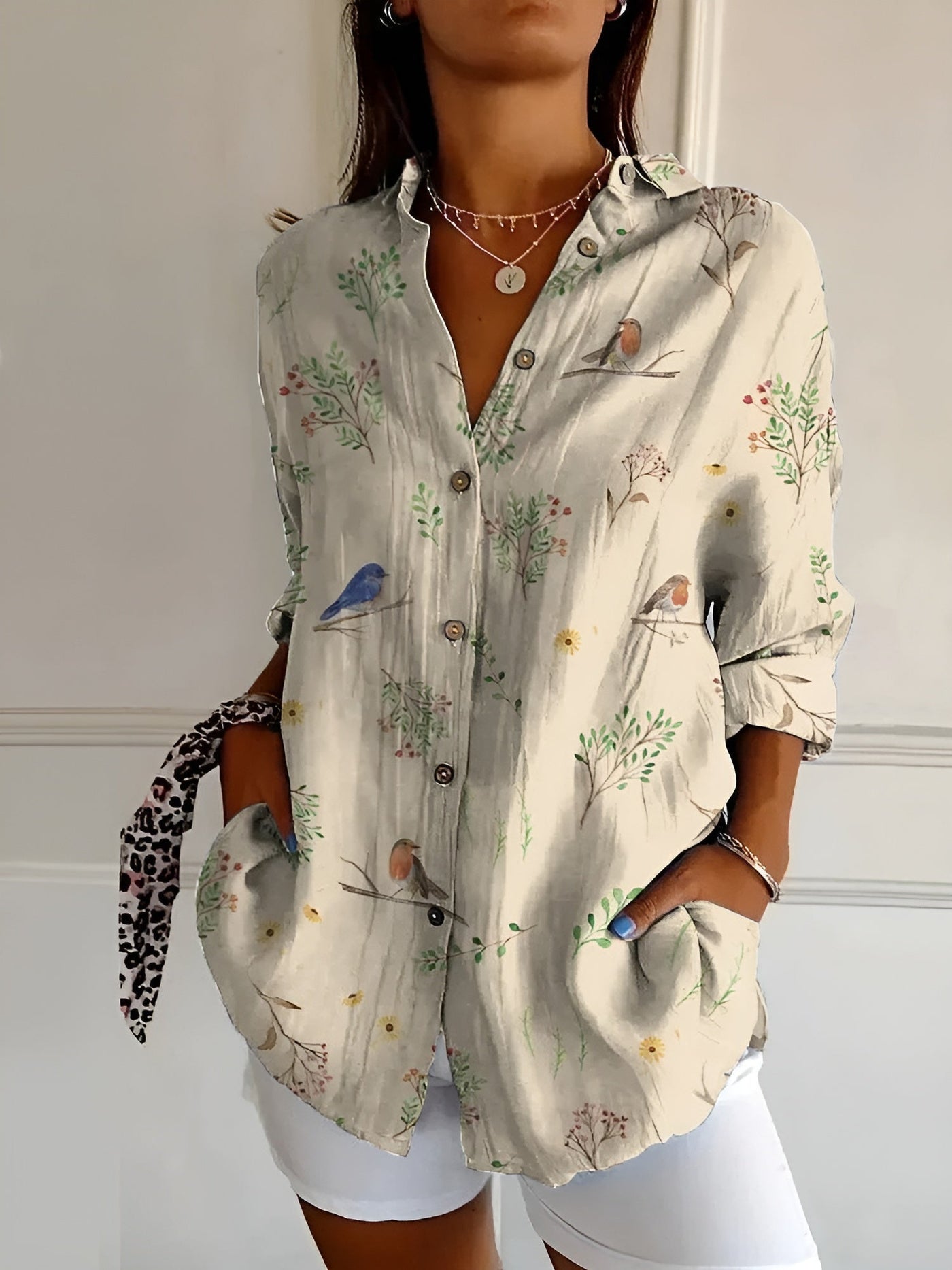 Danica™ Elegant Floral Shirt